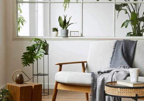 Detail of a modern styled interior