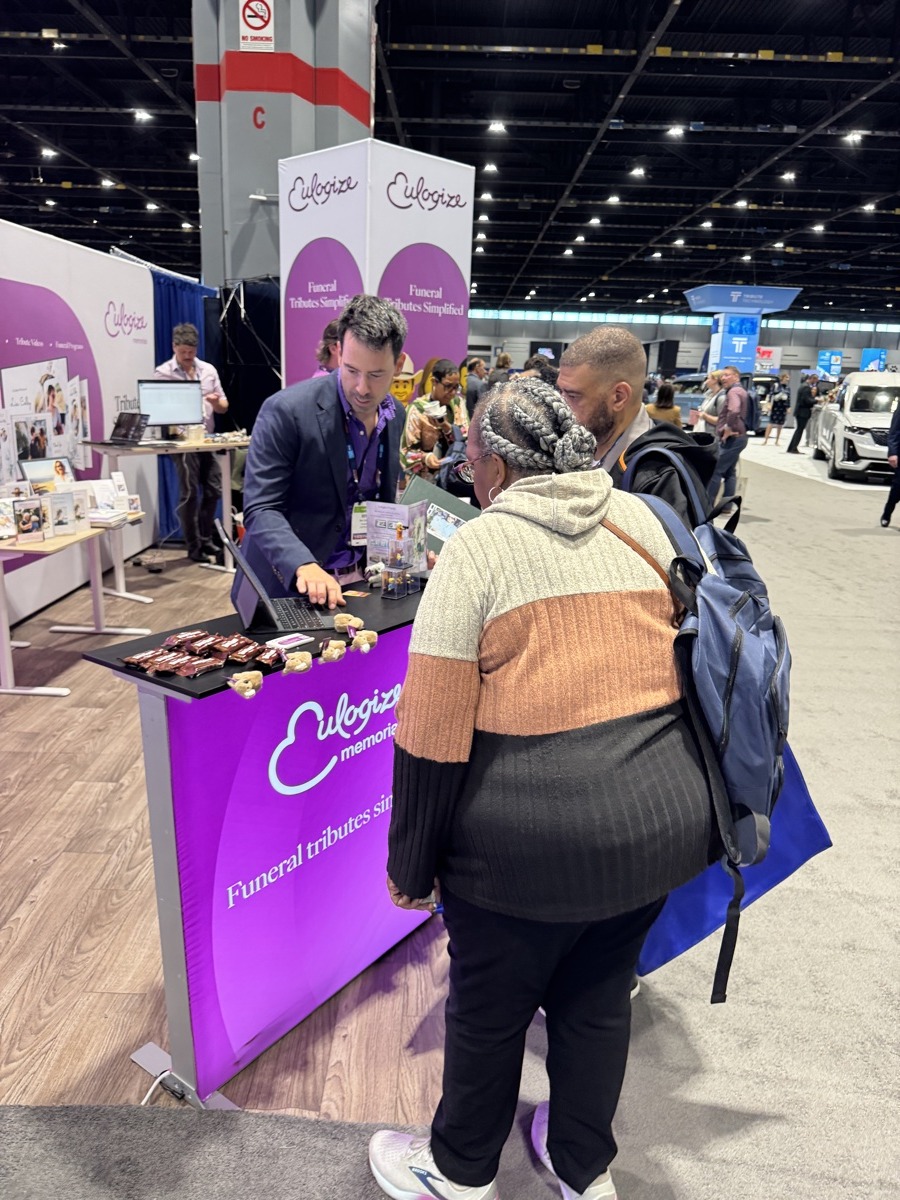 Nick Kelly at NFDA 2025, Chicago