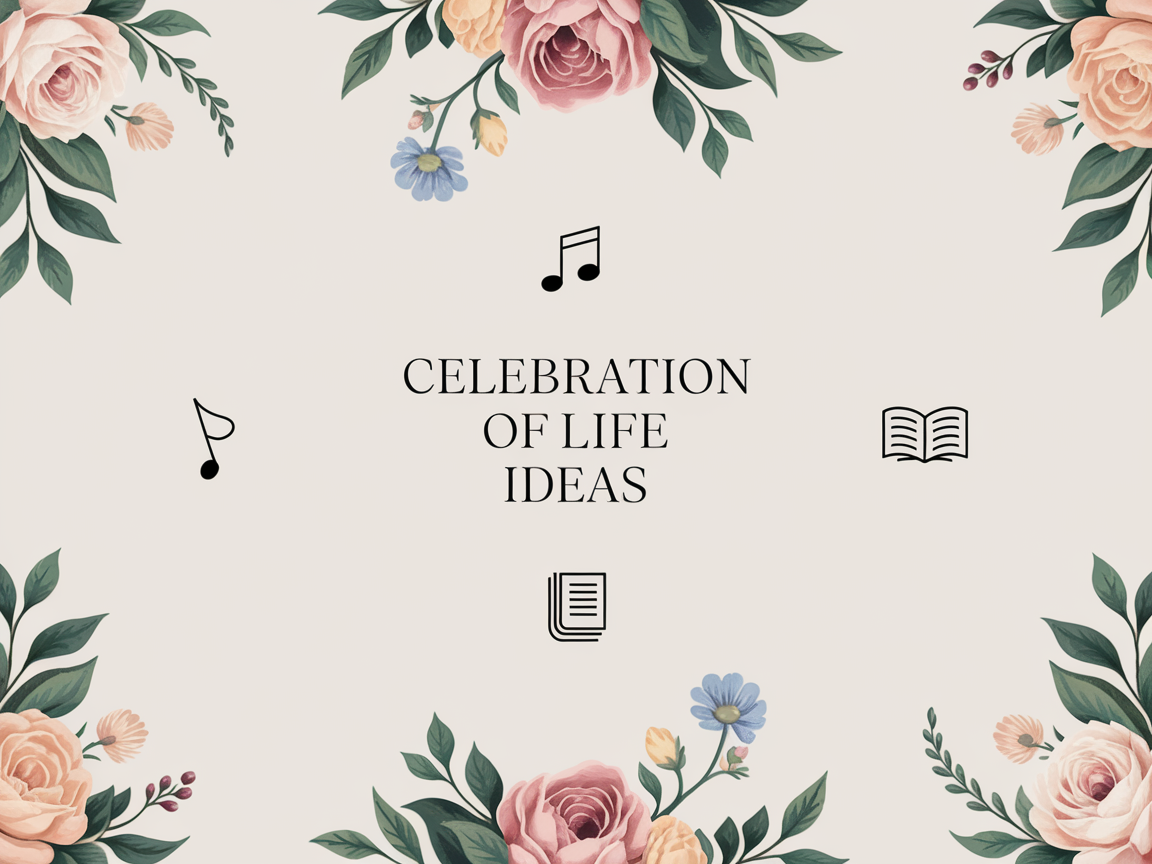 Header graphic for a roundup of celebration-of-life memorial ideas