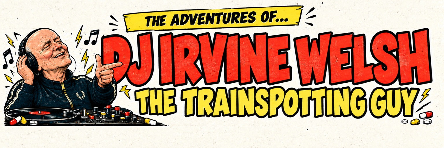 The Adventures of DJ Irvine Welsh — The Trainspotting Guy
