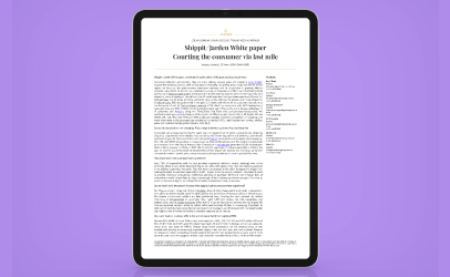 Delivery driver handing sealed box to customer