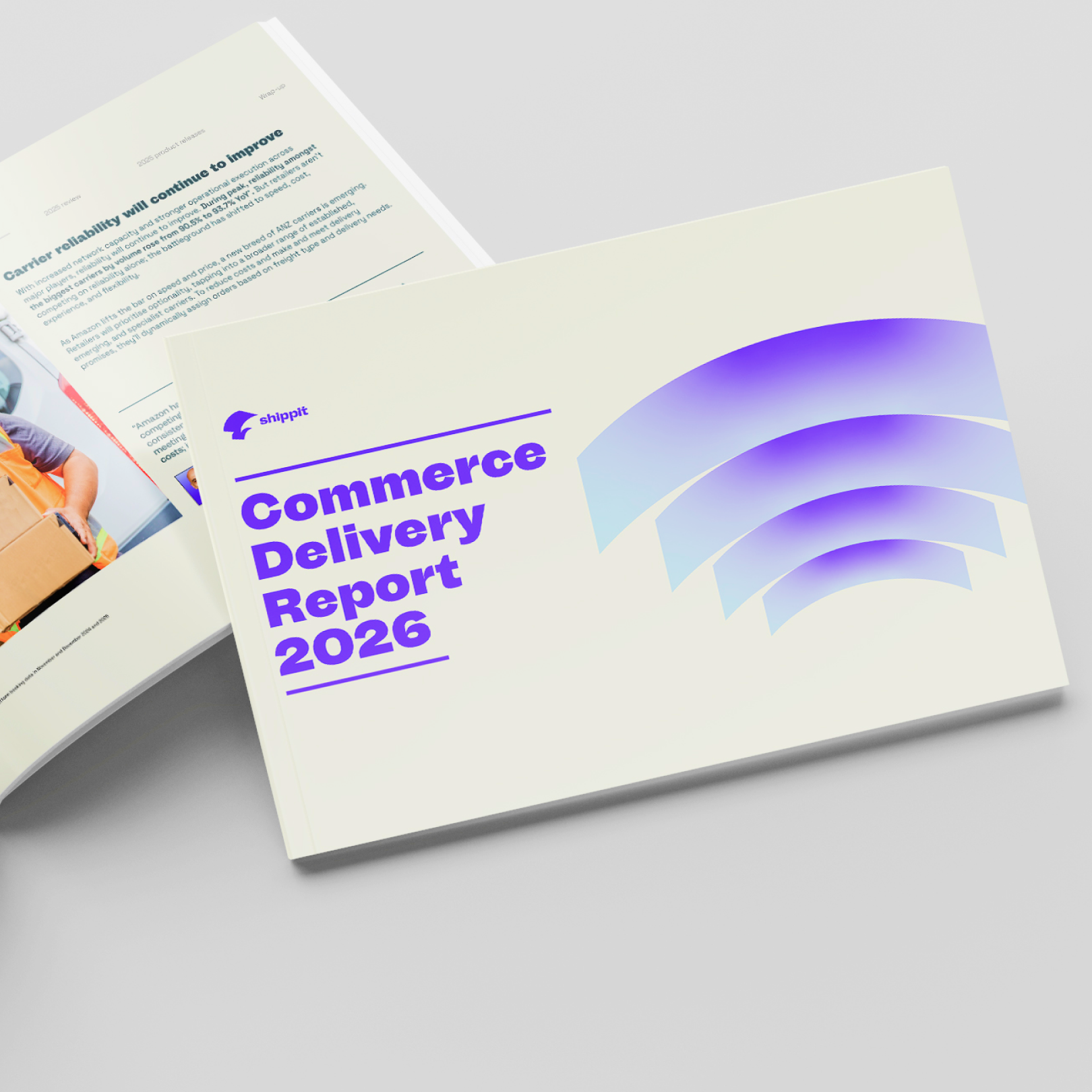 Cover of the Commerce Delivery Report 2026.