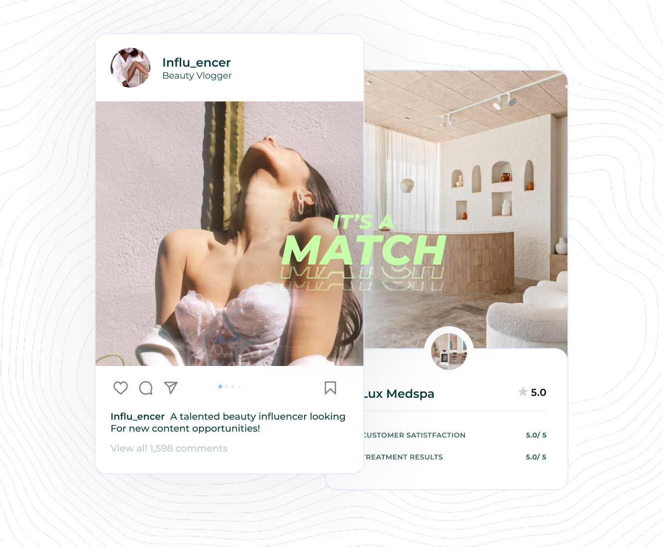 Stylised compositions of the Upkeep product 