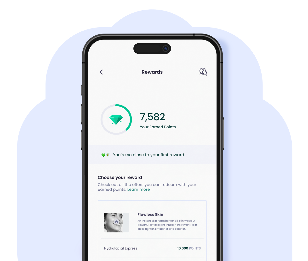 Phone container showing Upkeep app screens