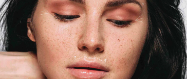 The area on the upper lip 