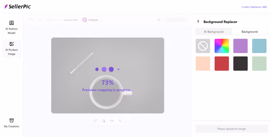 Change image background color