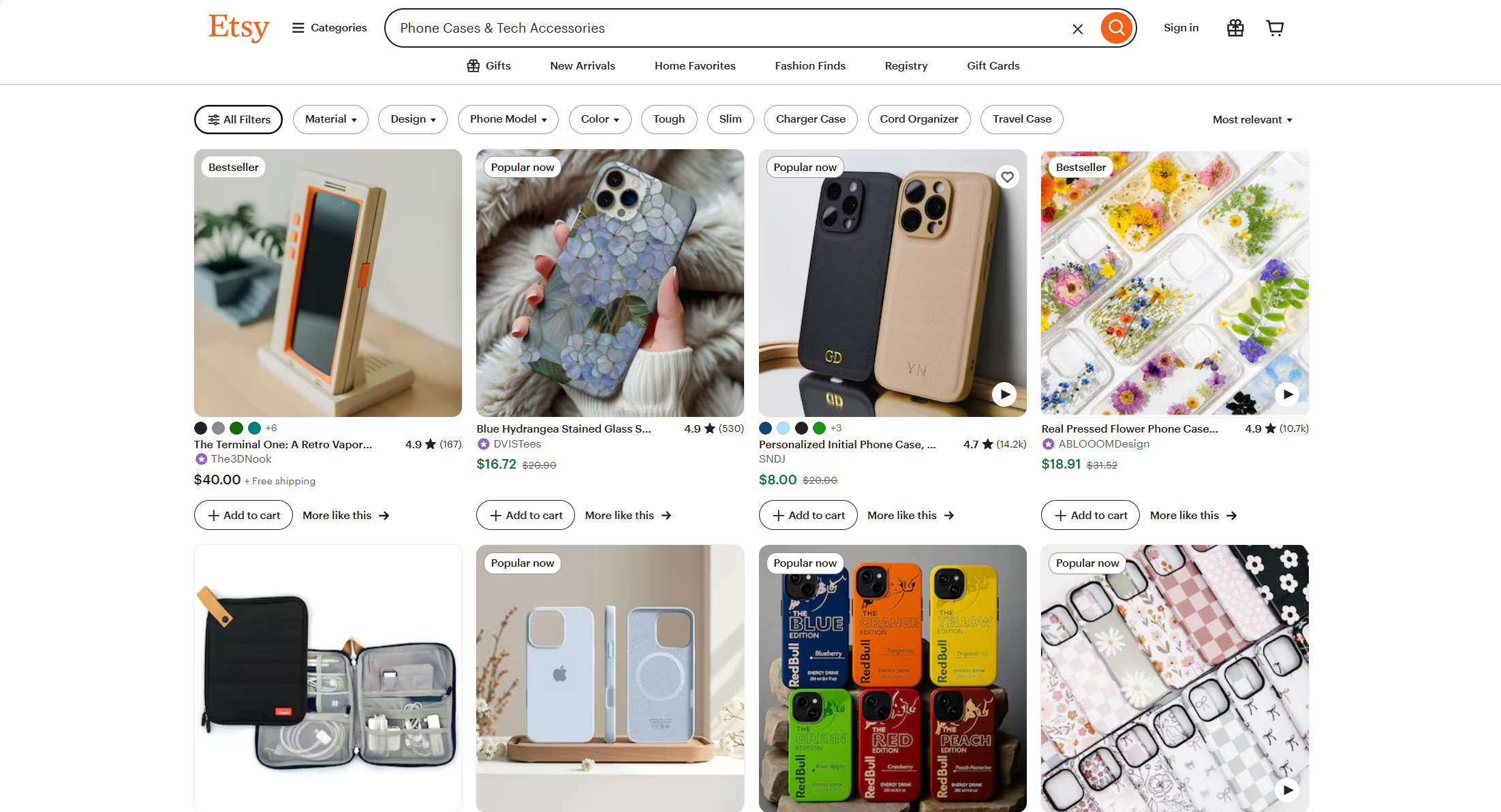 Phone Cases & Tech Accessories