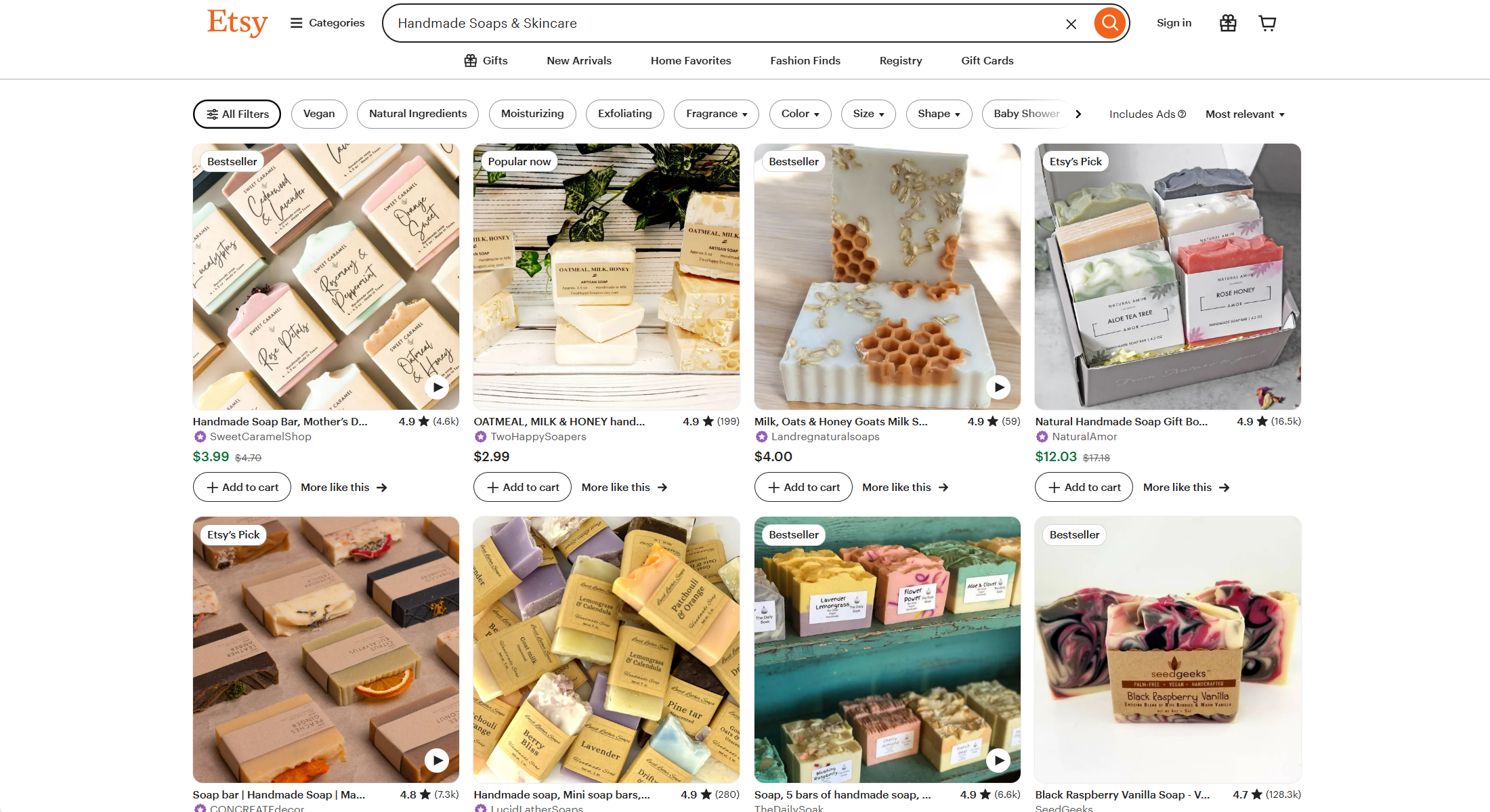 Handmade Soaps & Skincare