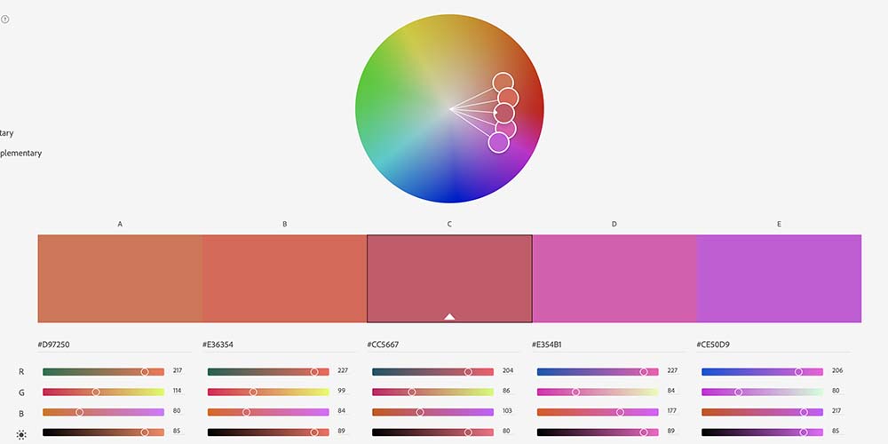 Adobe Color Wheel