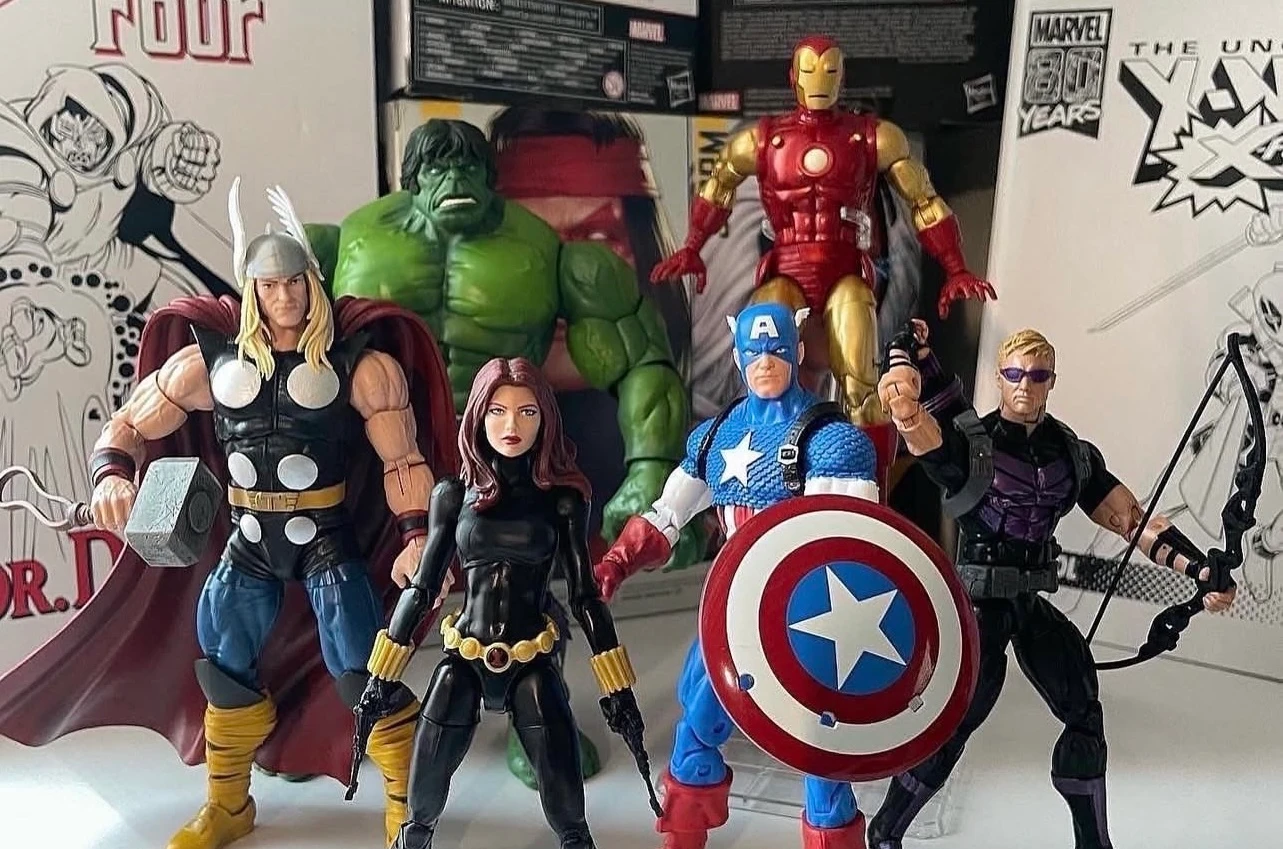 Portion of my Marvel action figure collection