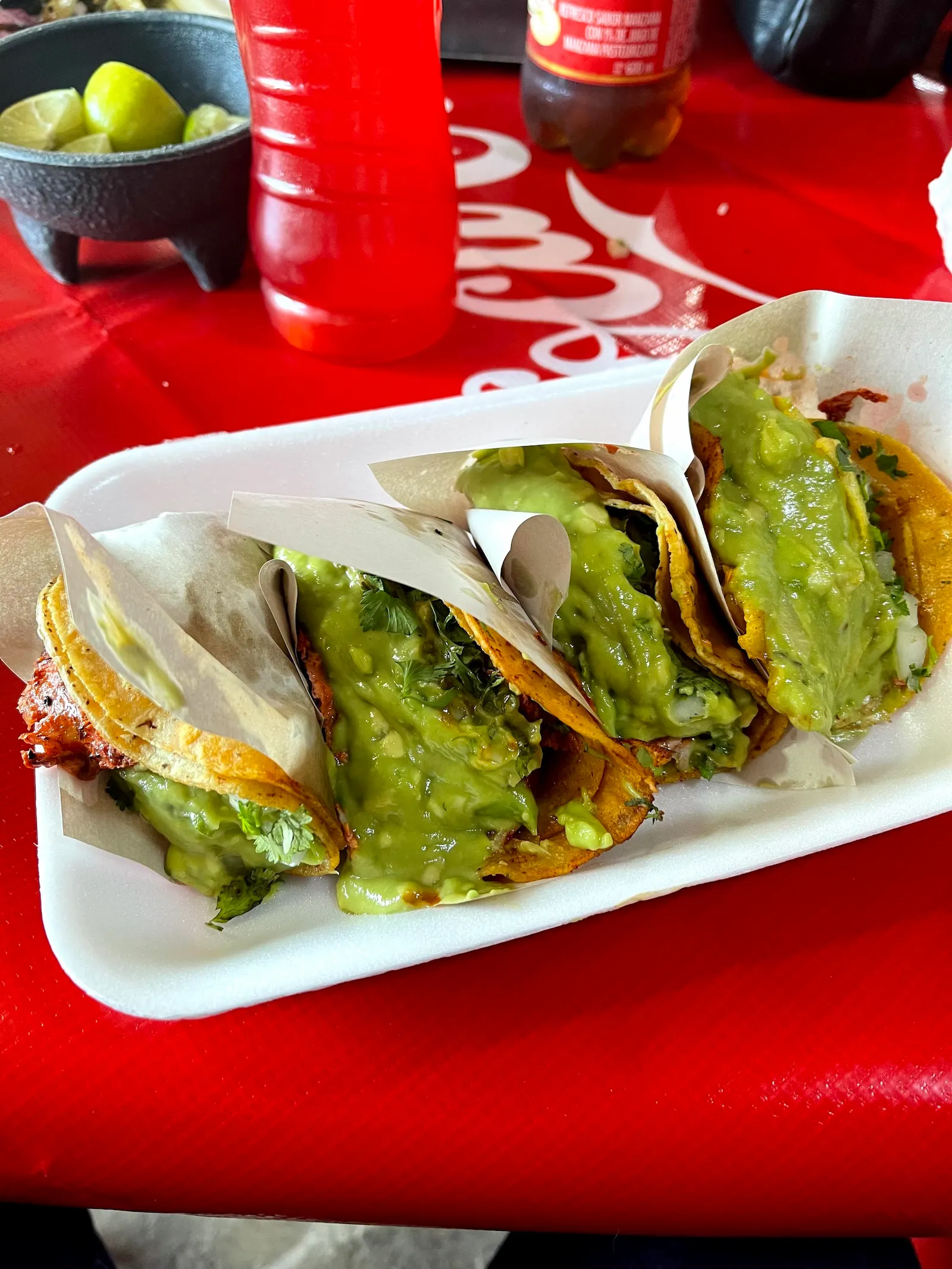 A plate of delicious tacos