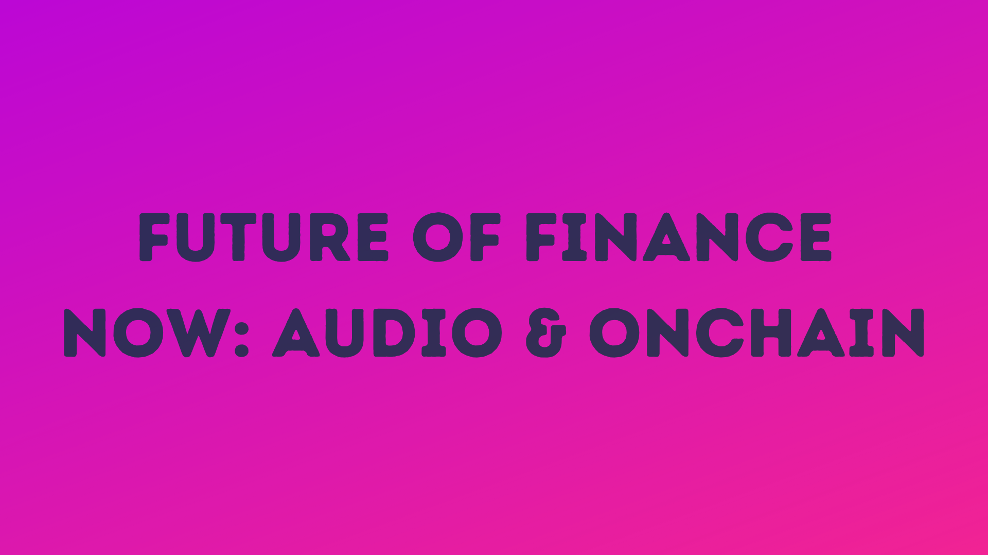 Have you listened to our new Future of Finance podcasts?