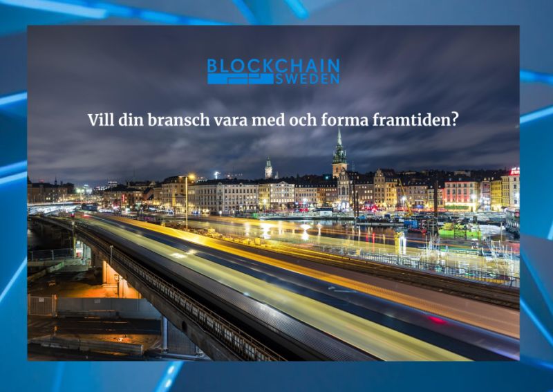 Blockchain Sweden invites Swedish businesses to test blockchain in practice