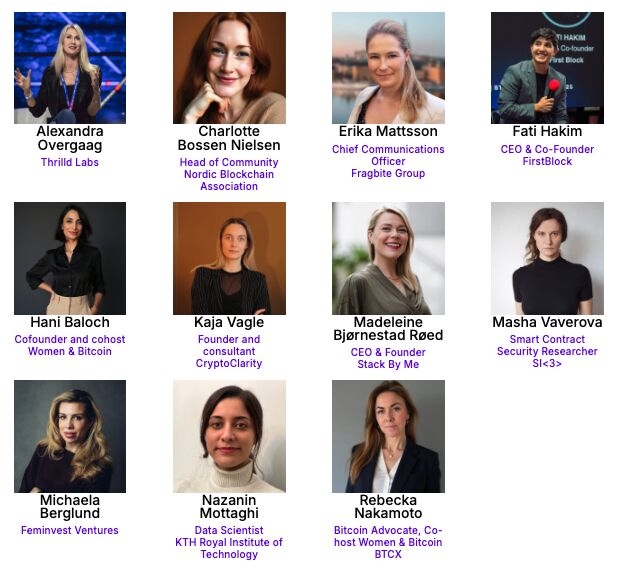Women shaping inclusive crypto in the Nordics