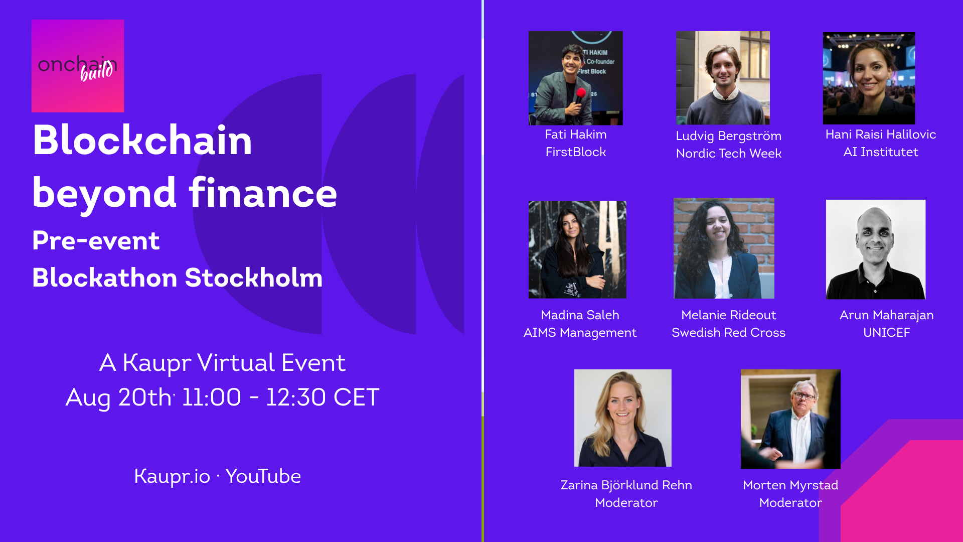 Hackathon i Stockholm løfter blockchain utenfor finans