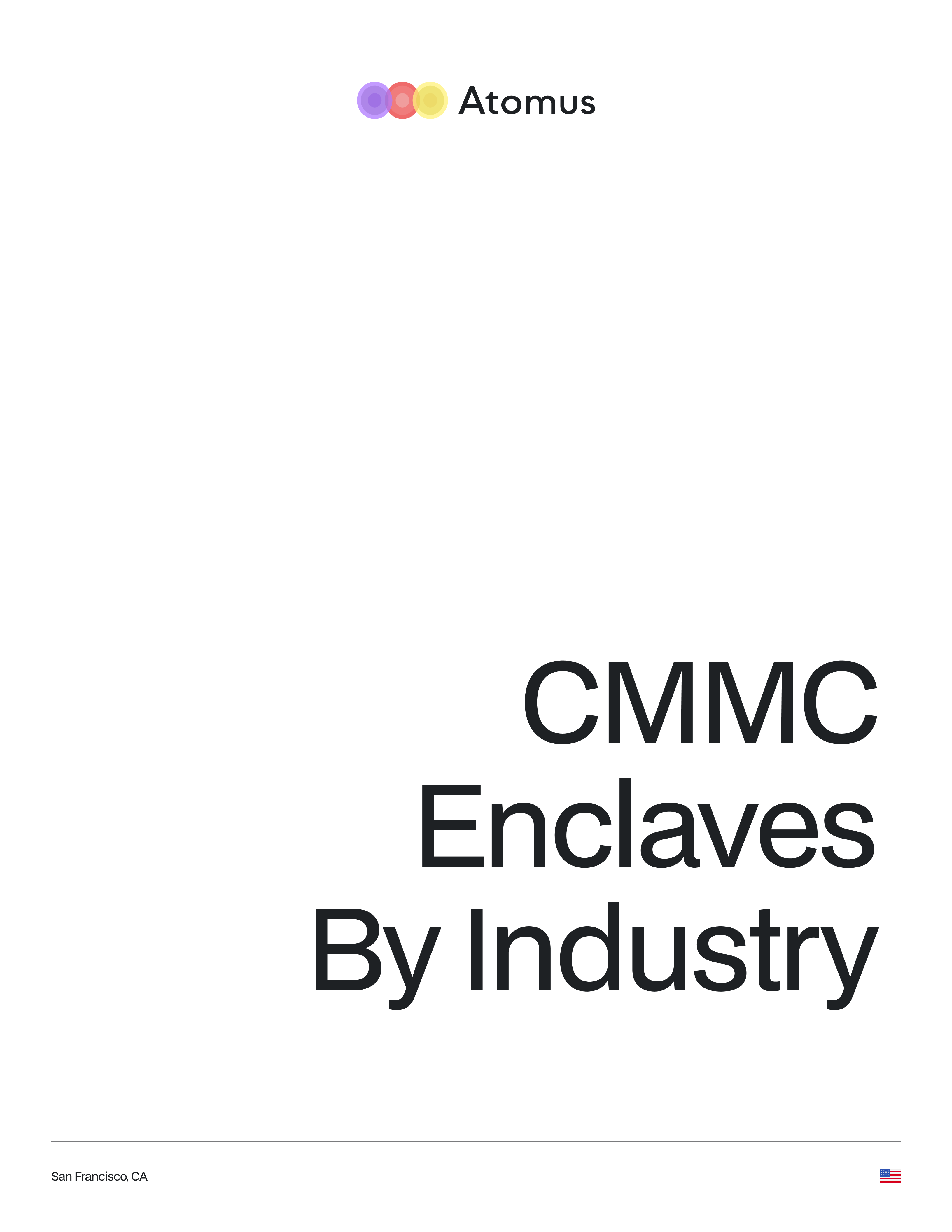 CMMC Enclaves by Industry cover