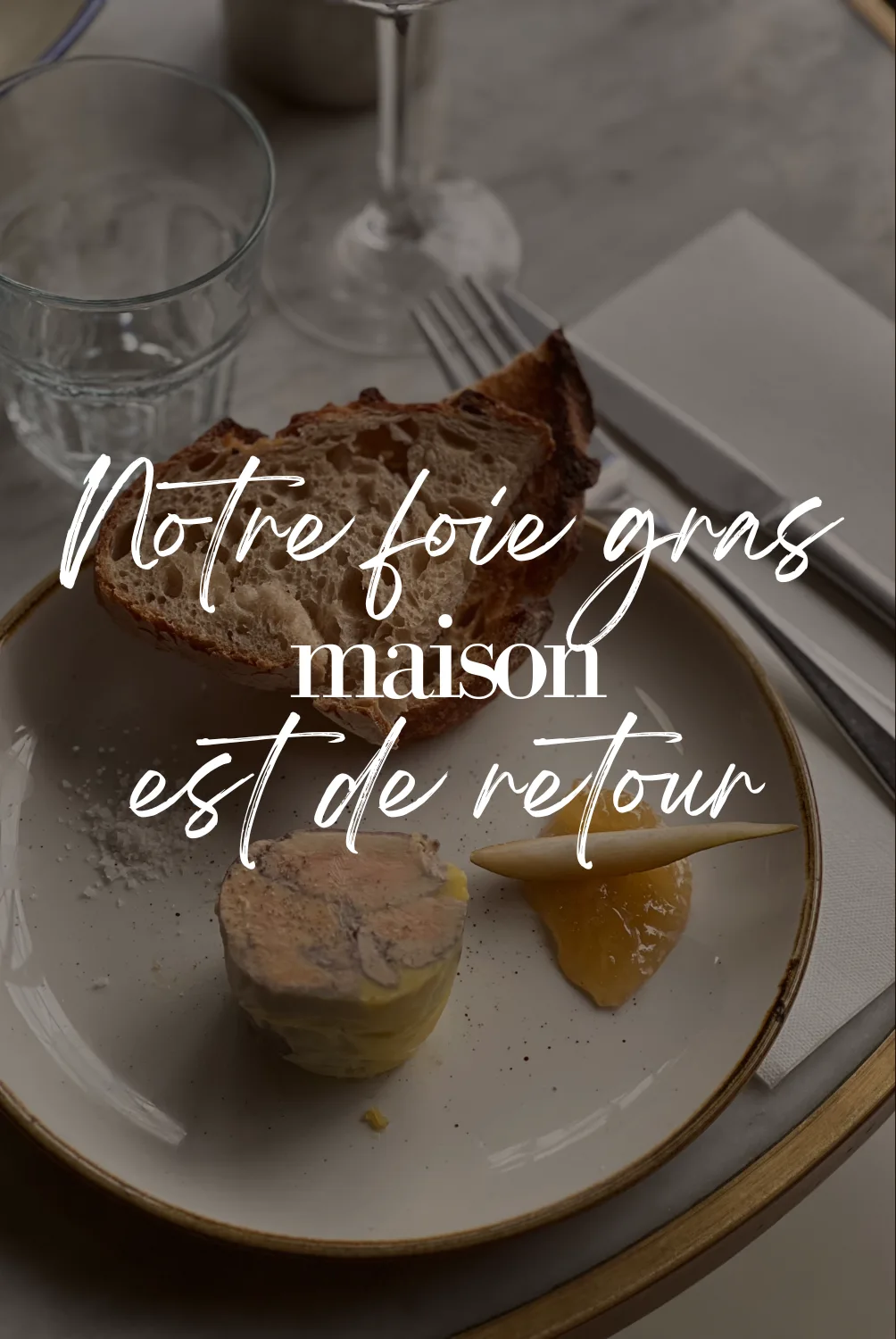 Assiette de foie gras