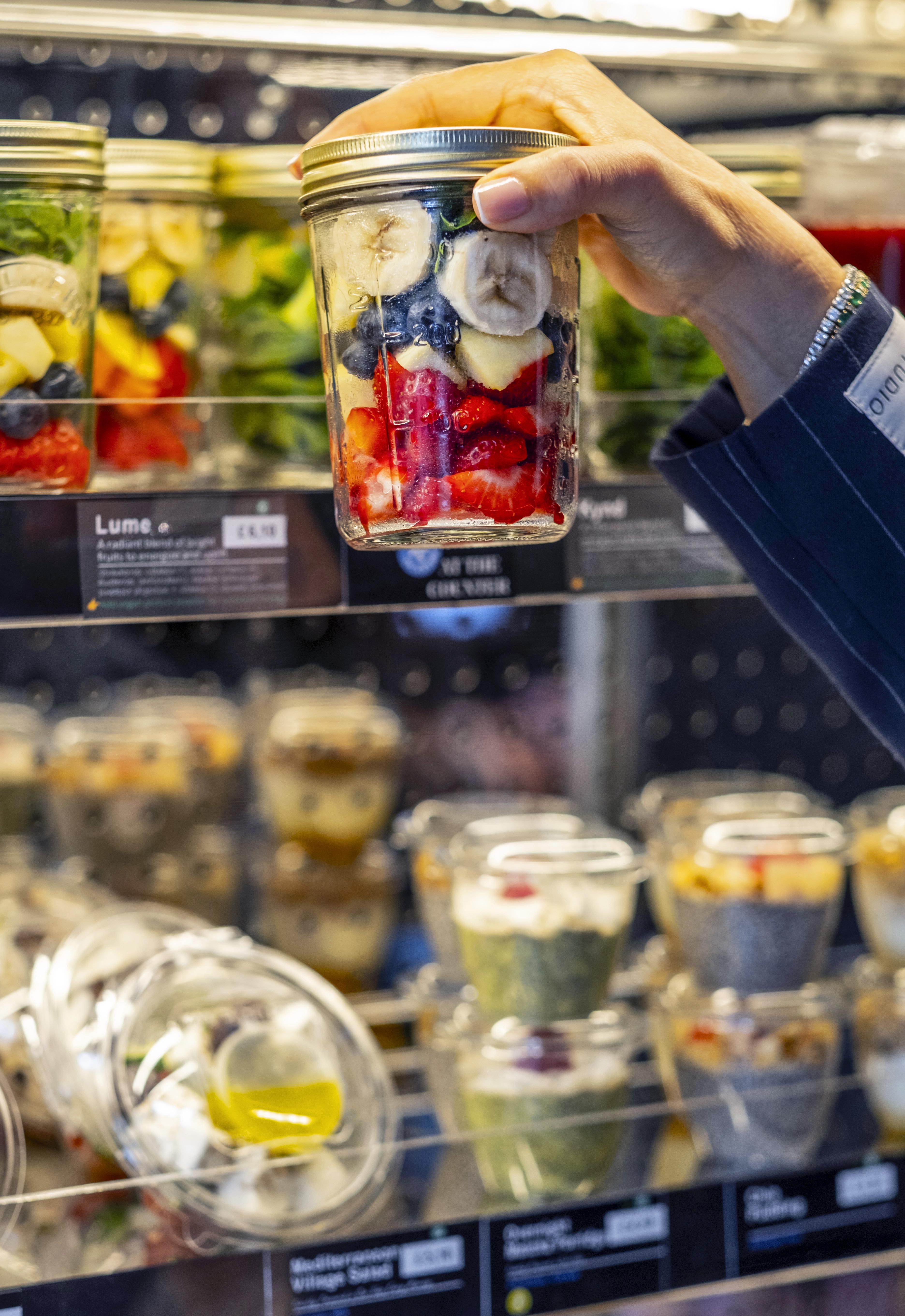Grab and go fridge
