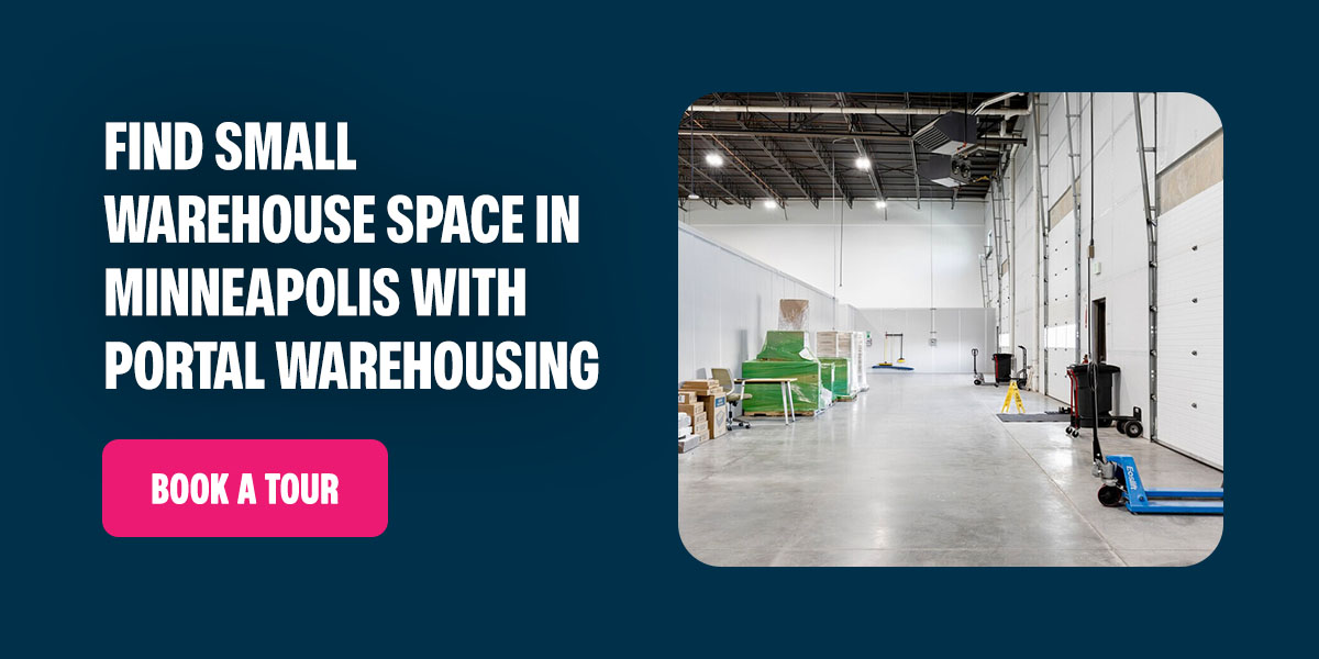 Find Small Warehouse Space in Minneapolis With Portal Warehousing