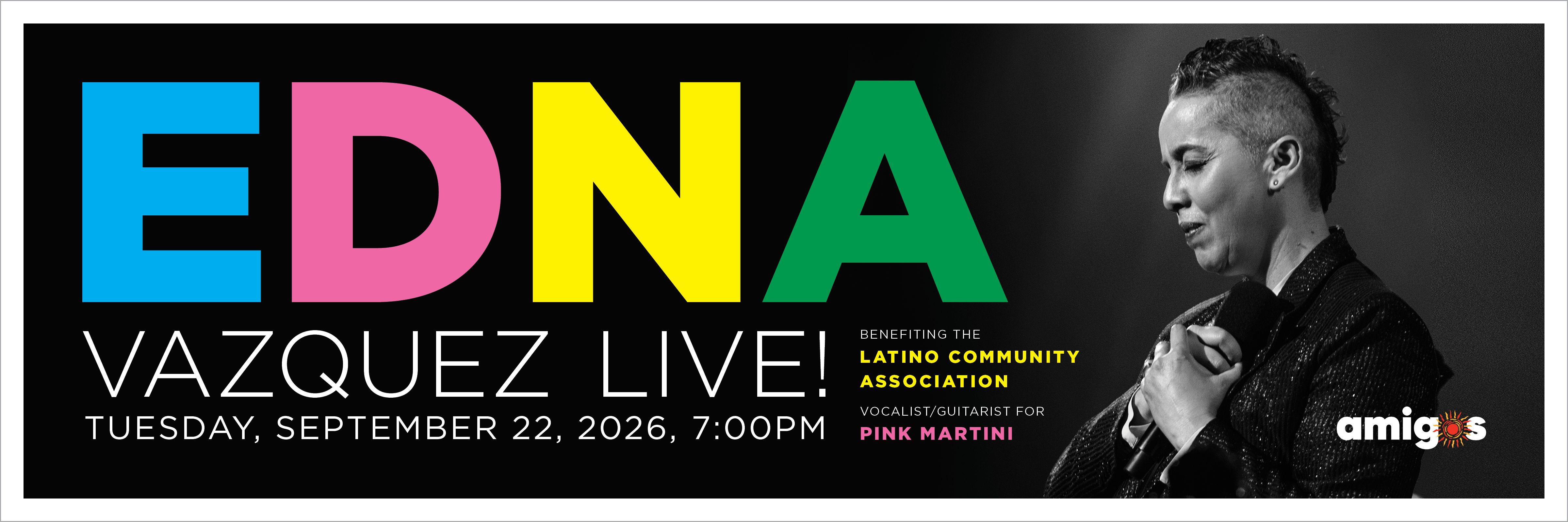 Amigos Concert featuring Edna Vazquez | A Benefit for the Latino Community Association