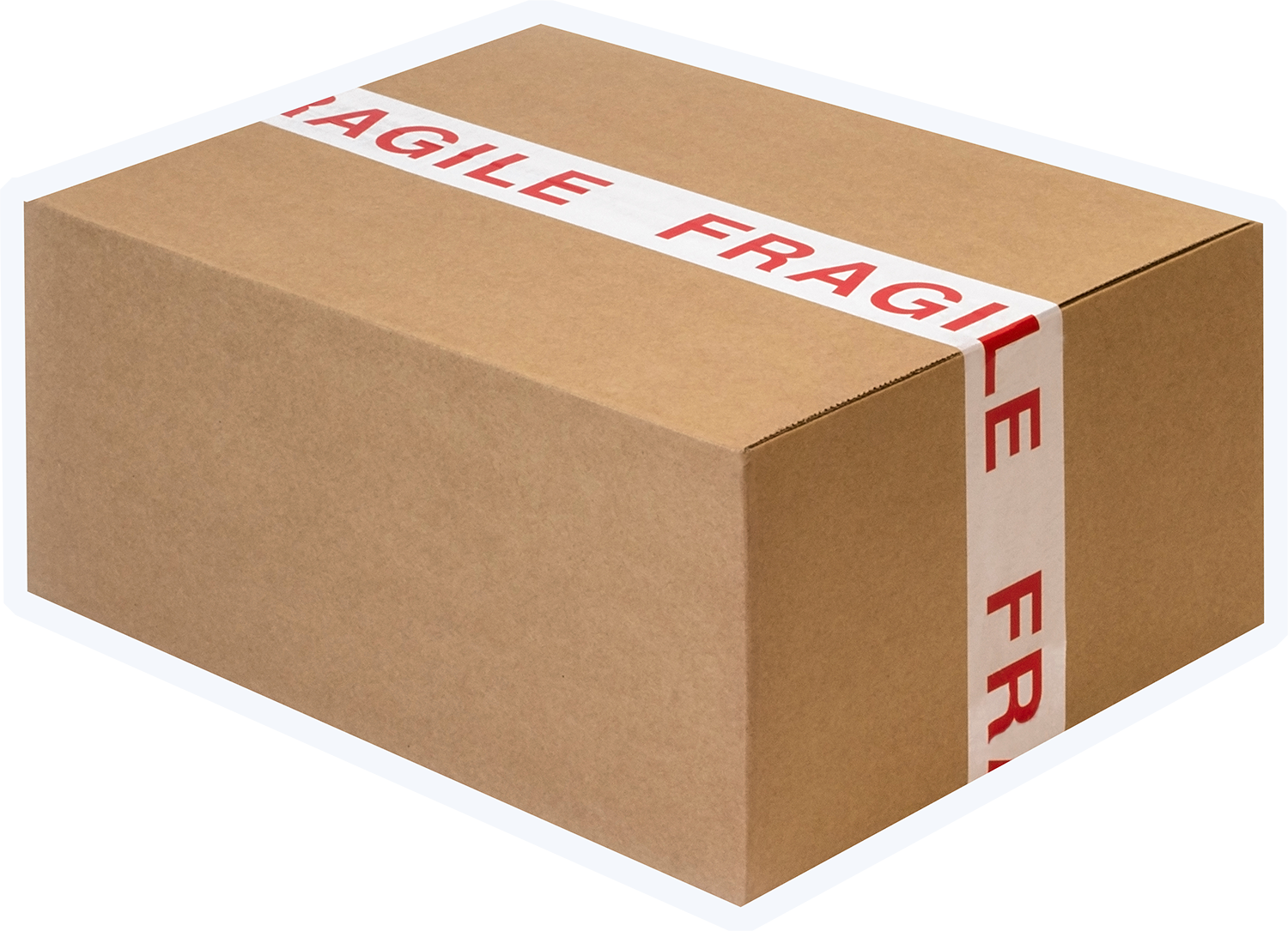 Fragile item packaged securely with bubble wrap