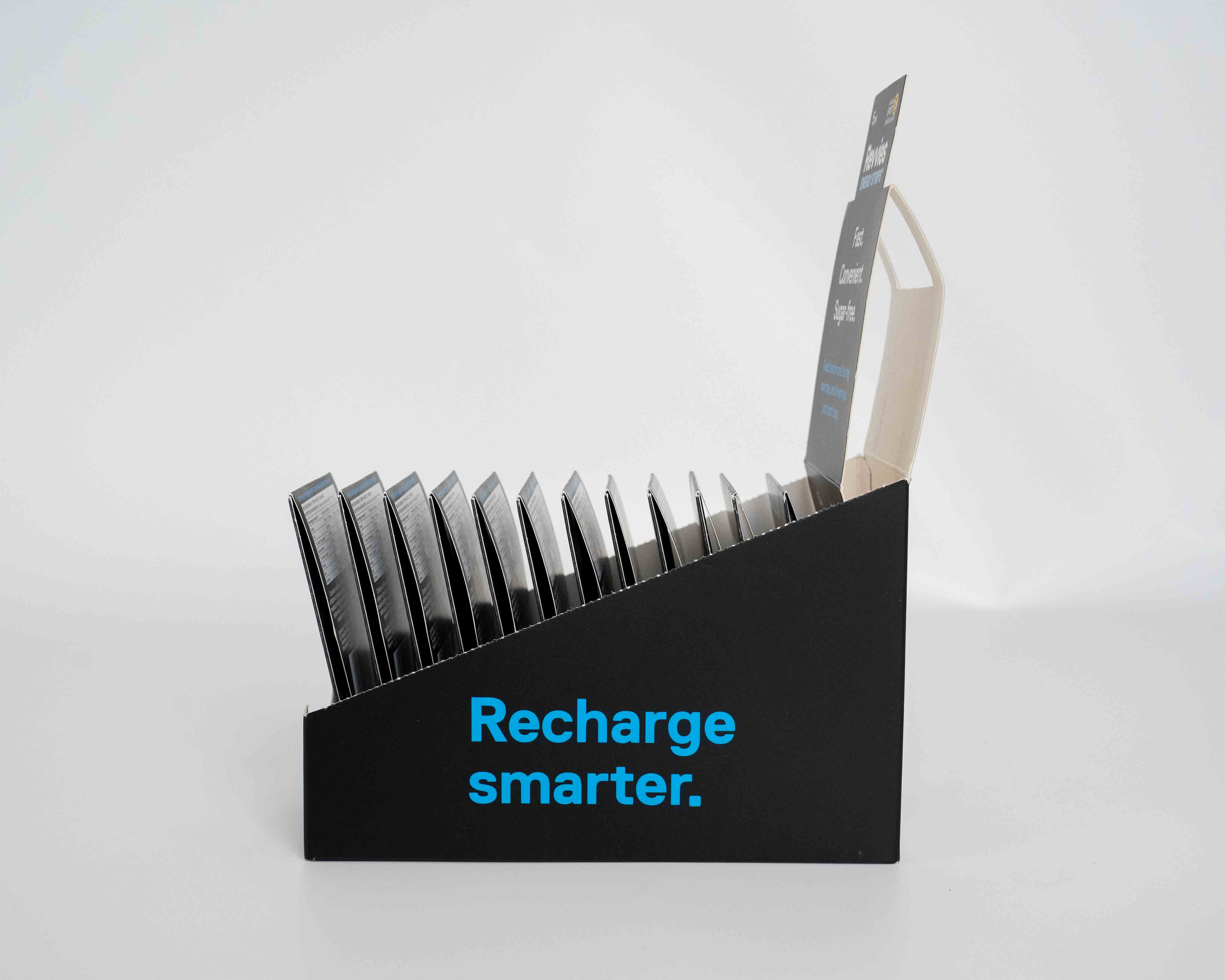 Creative custom packaging design on display