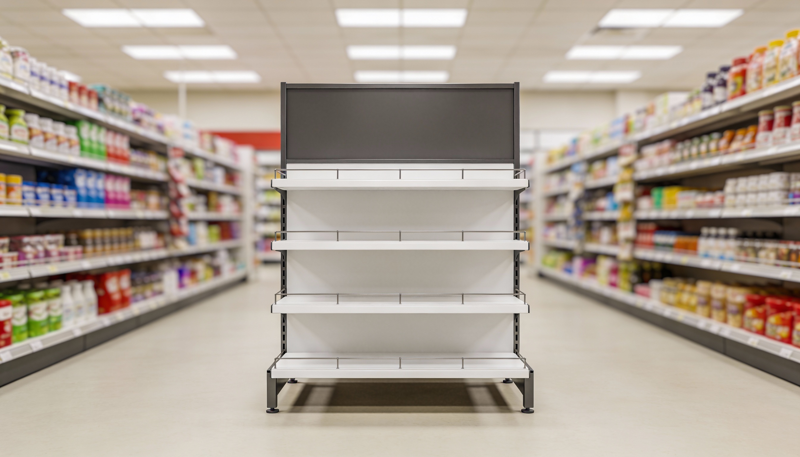 Point of sale display unit in a retail store