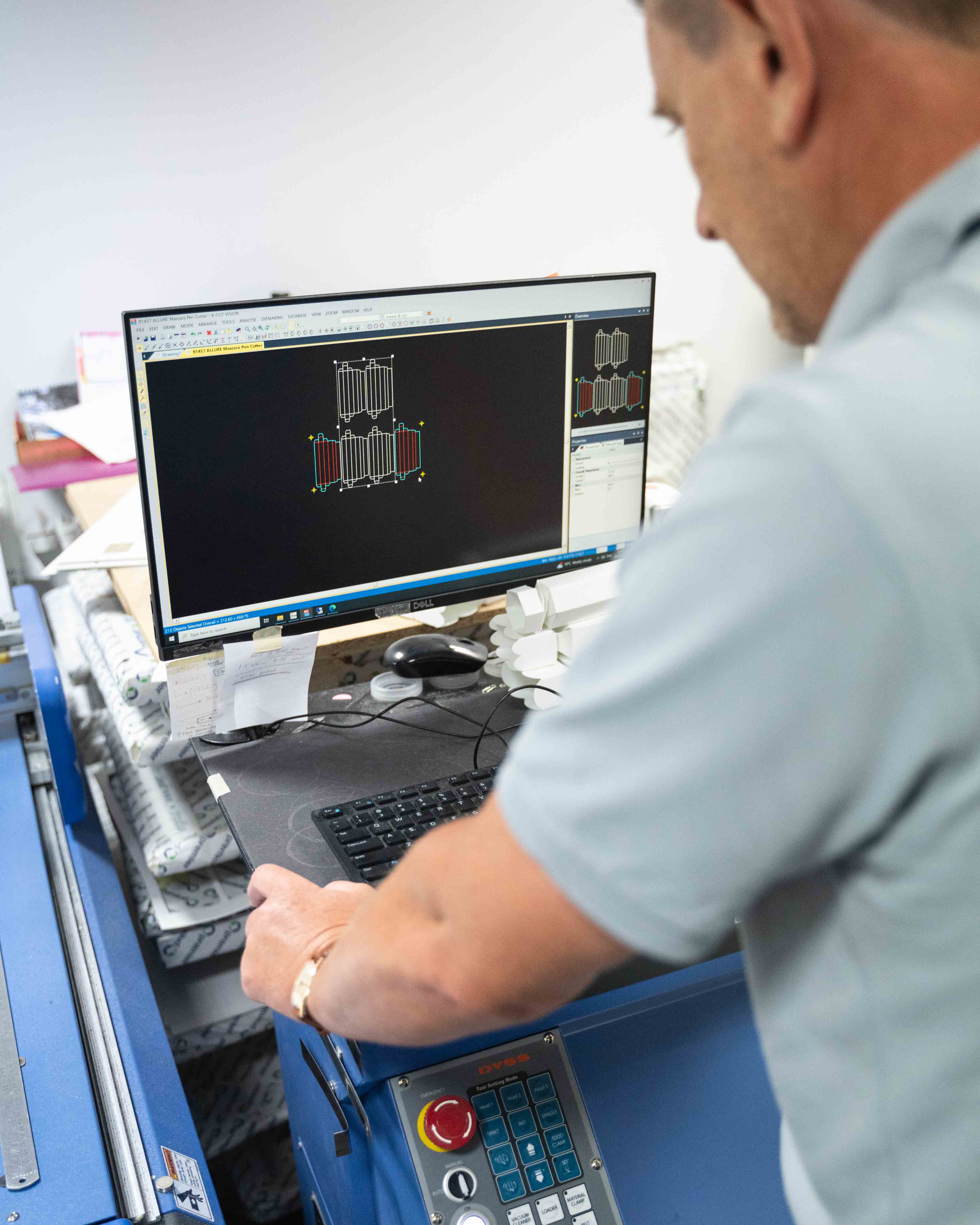 CAD packaging design and prototyping process