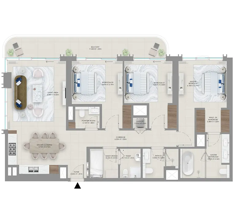 Baystar by VIDA 3br