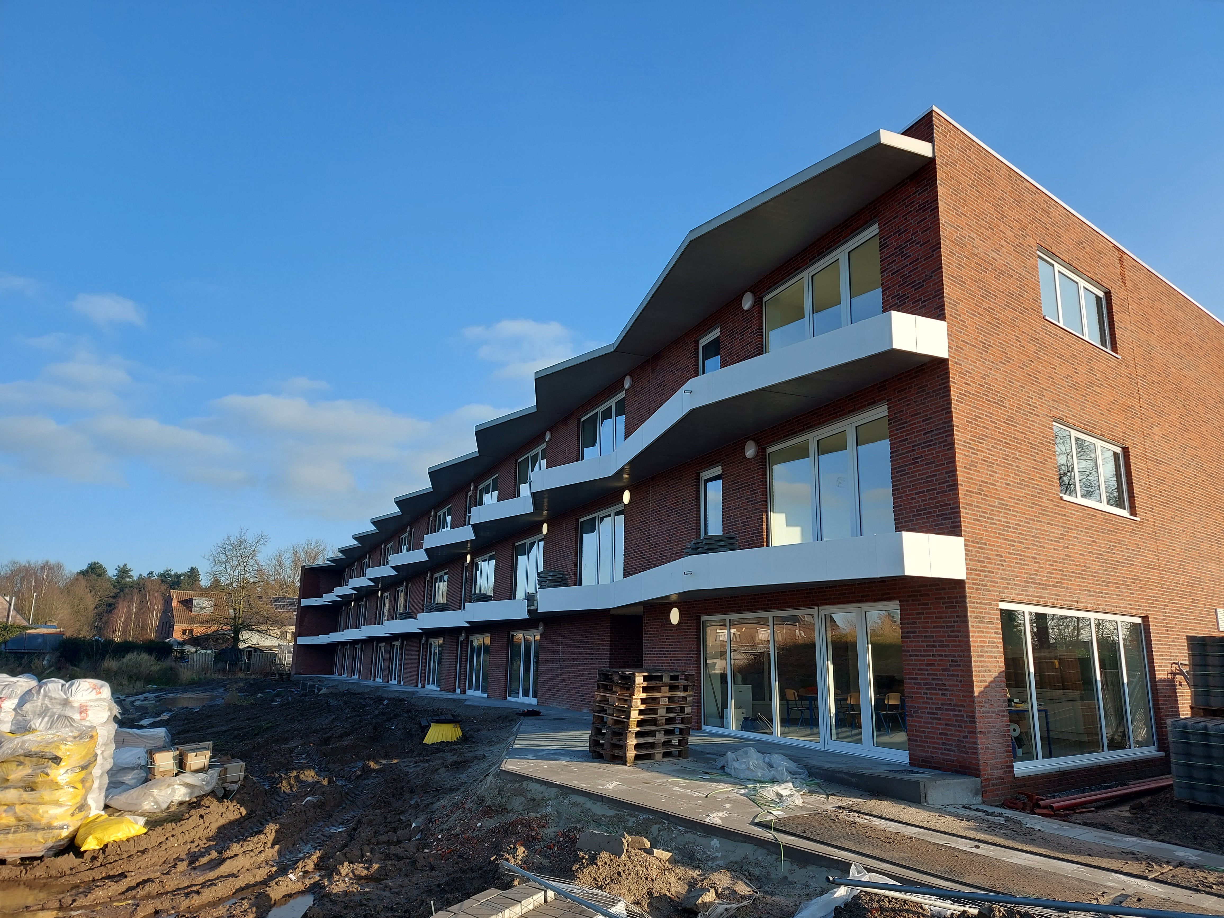 Inclusio’s new “Melkerij” construction project in Wachtebeke is almost completed