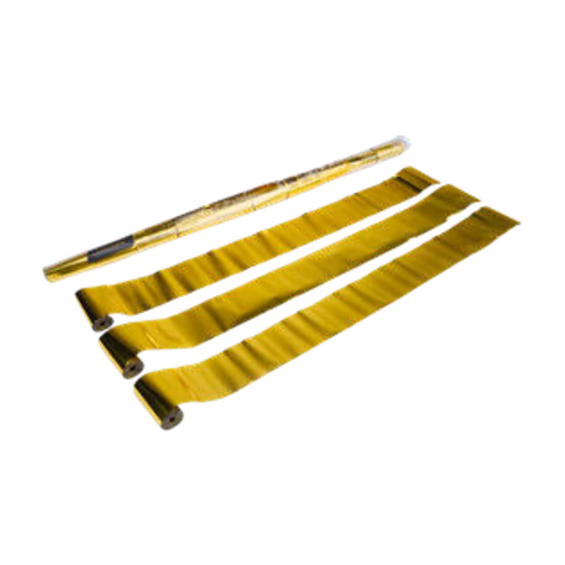 Gold metallic streamers 5cm