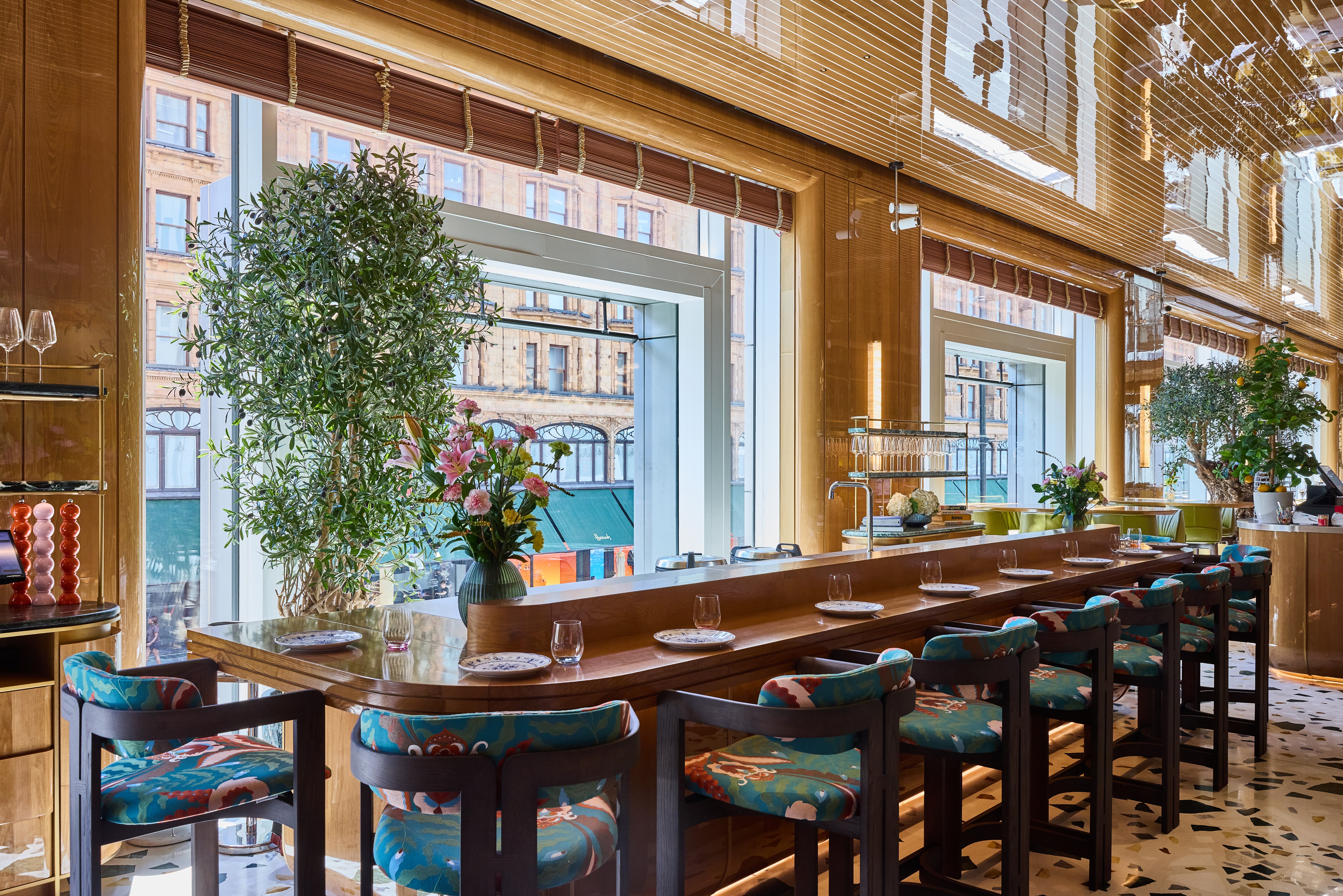 Omakase counter at ALBA London