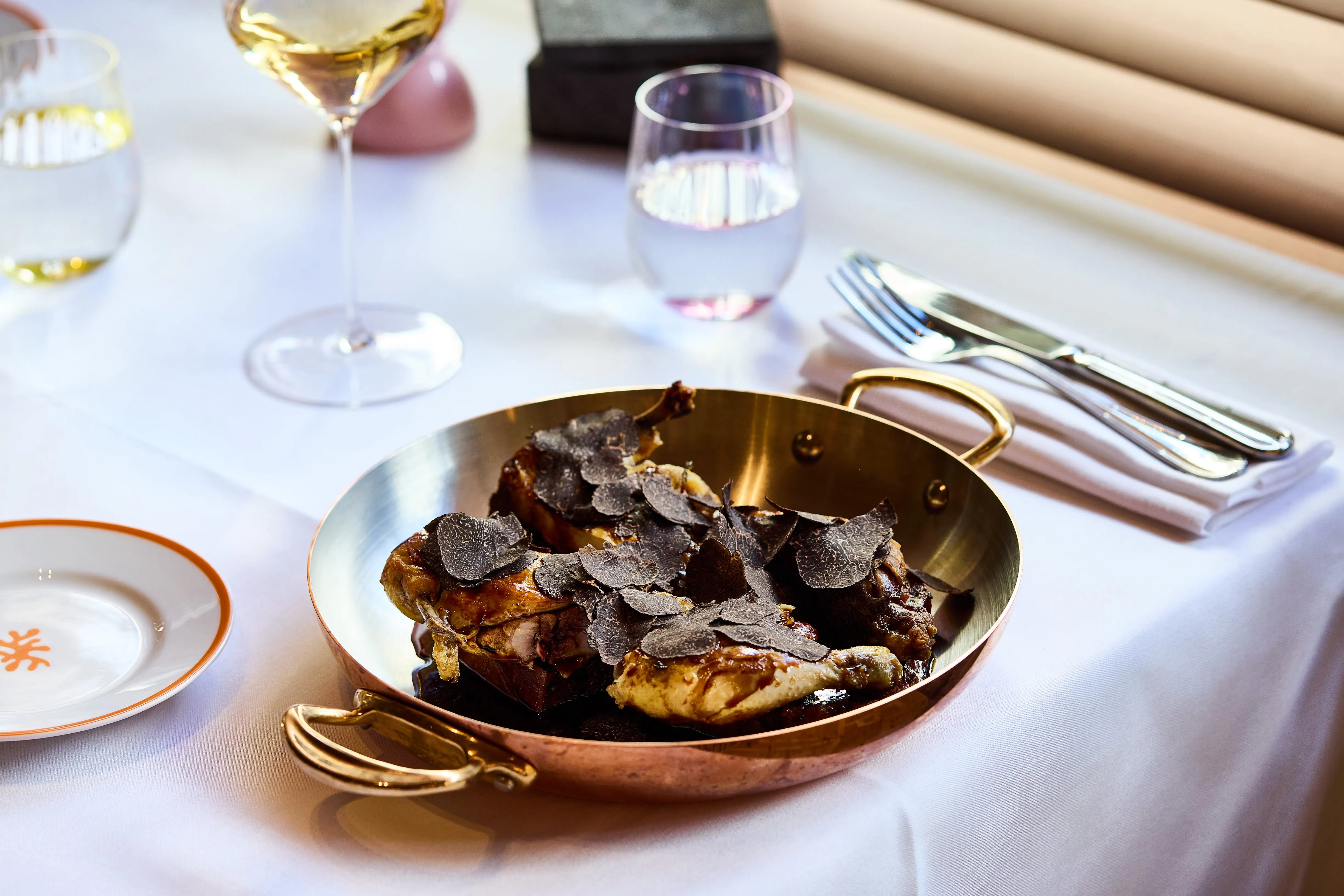 Tasting menu by Executive Chef Stefano Tortelli at ALBA London