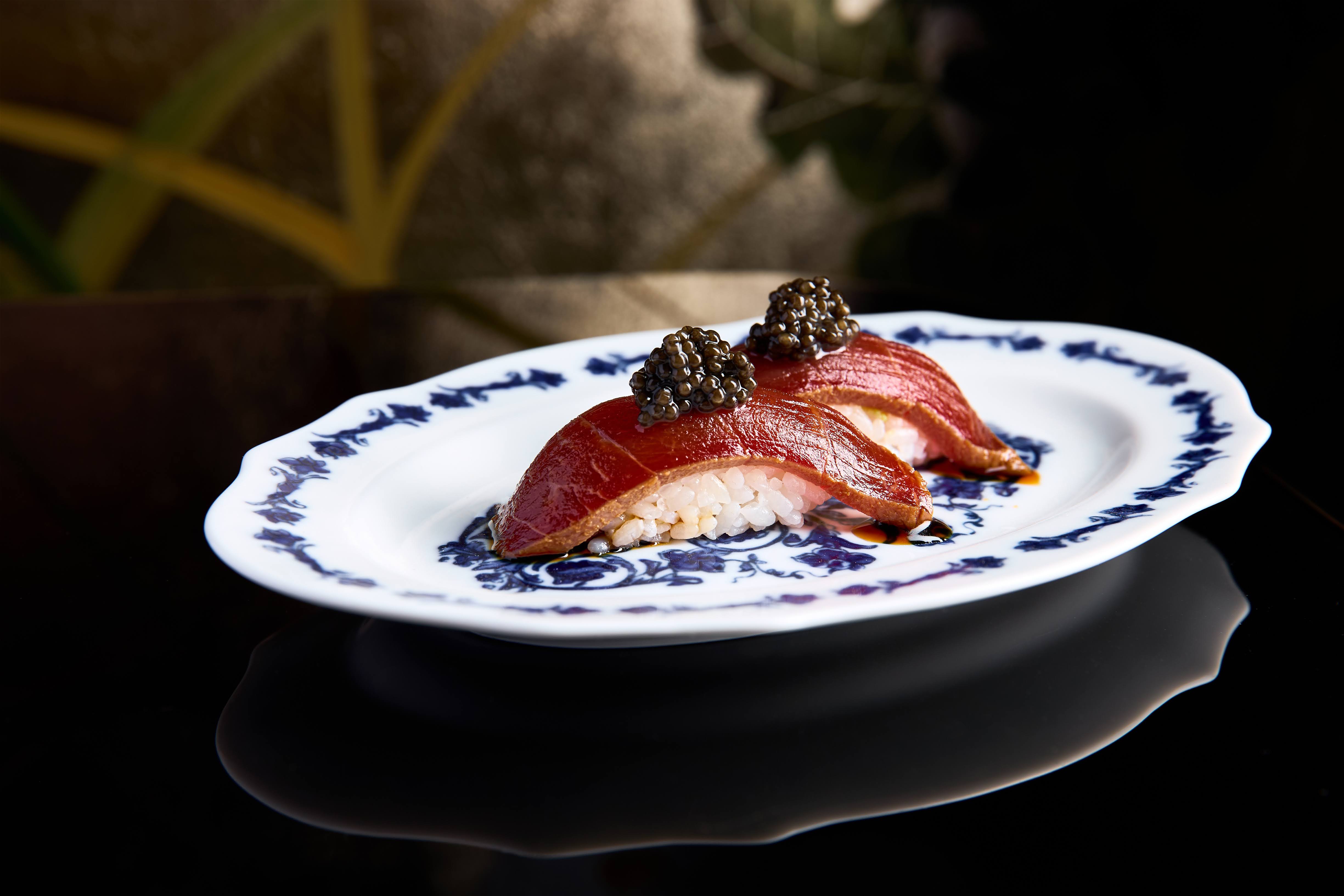 Omakase counter at ALBA London