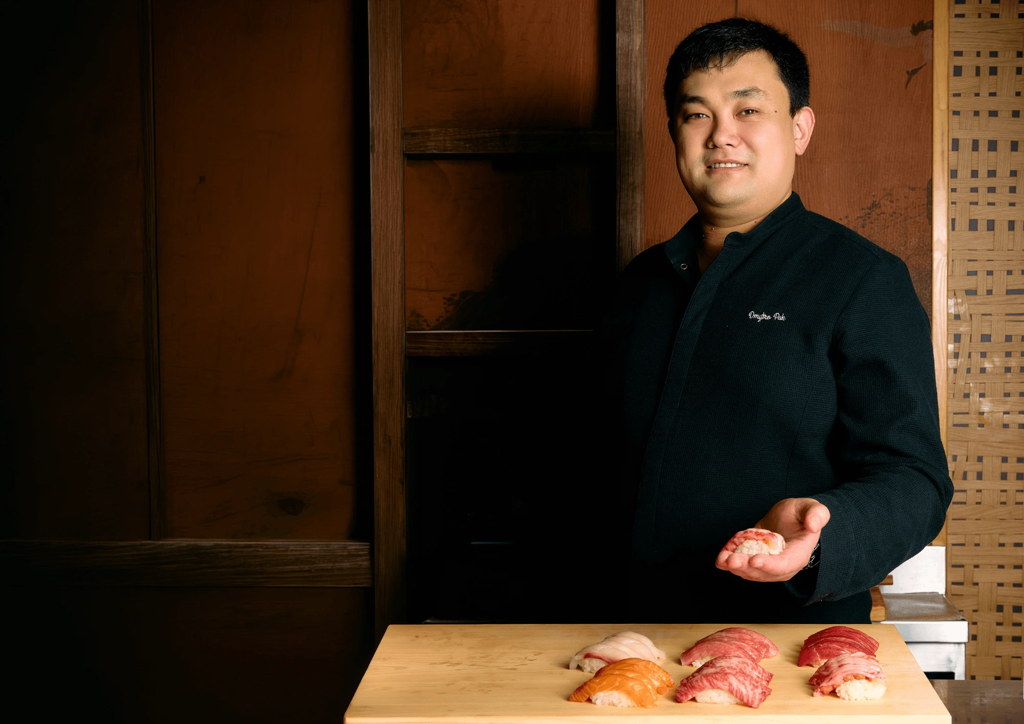 Japanese omakase counter at Alba London