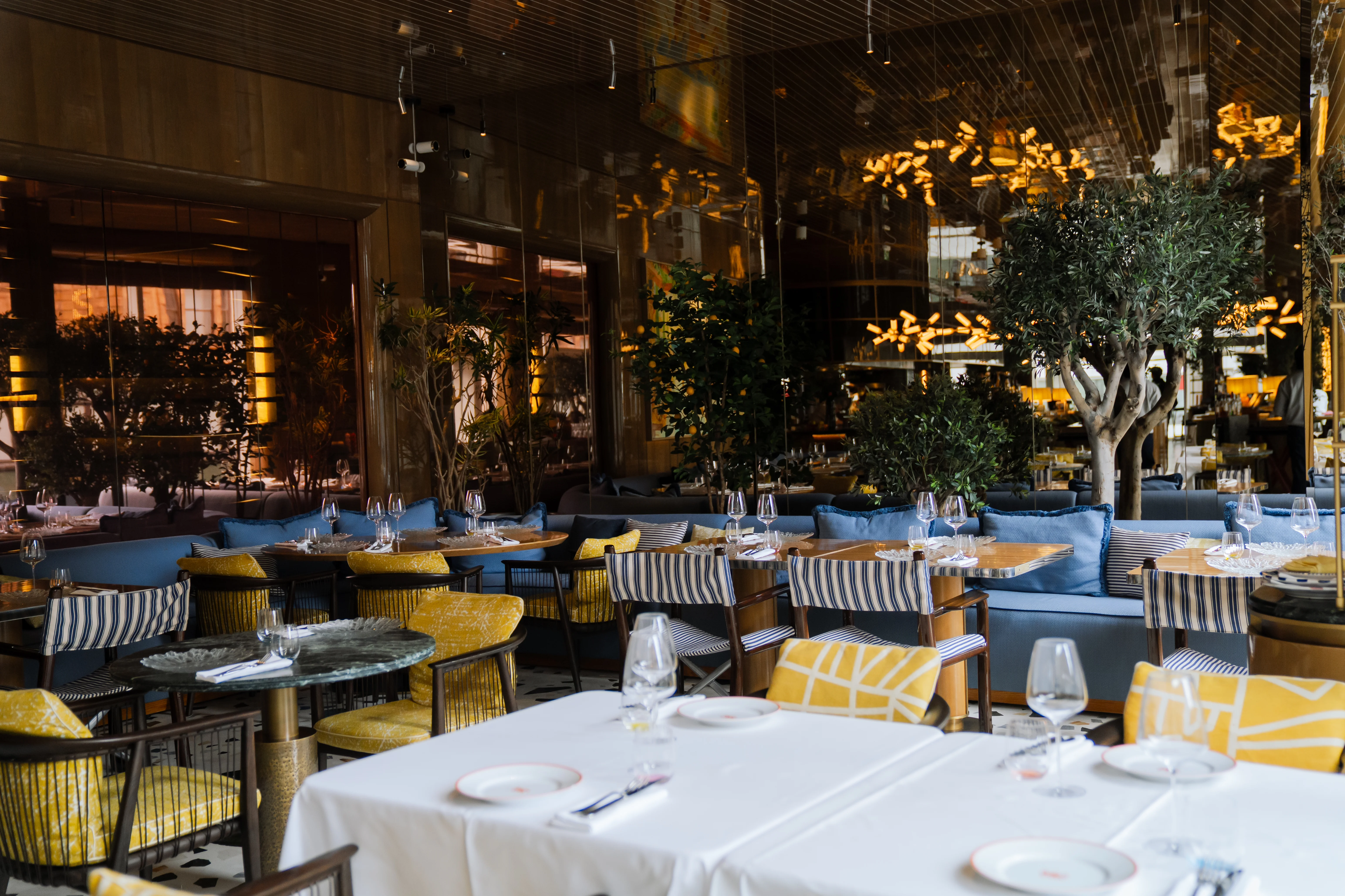 A business lunch course at Alba London, opposite Harrods