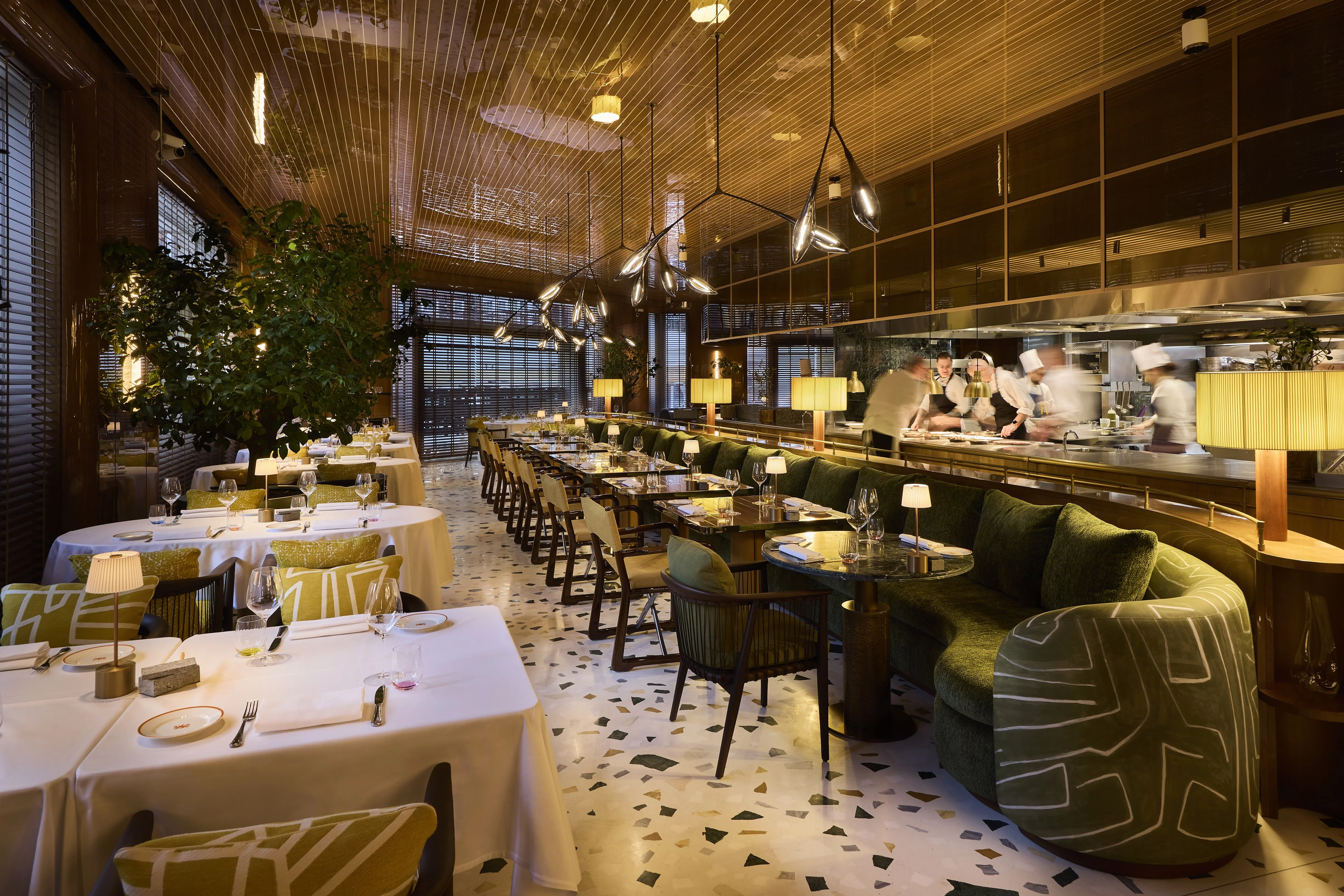 ALBA London's dining room, a short walk from Belgrave Square