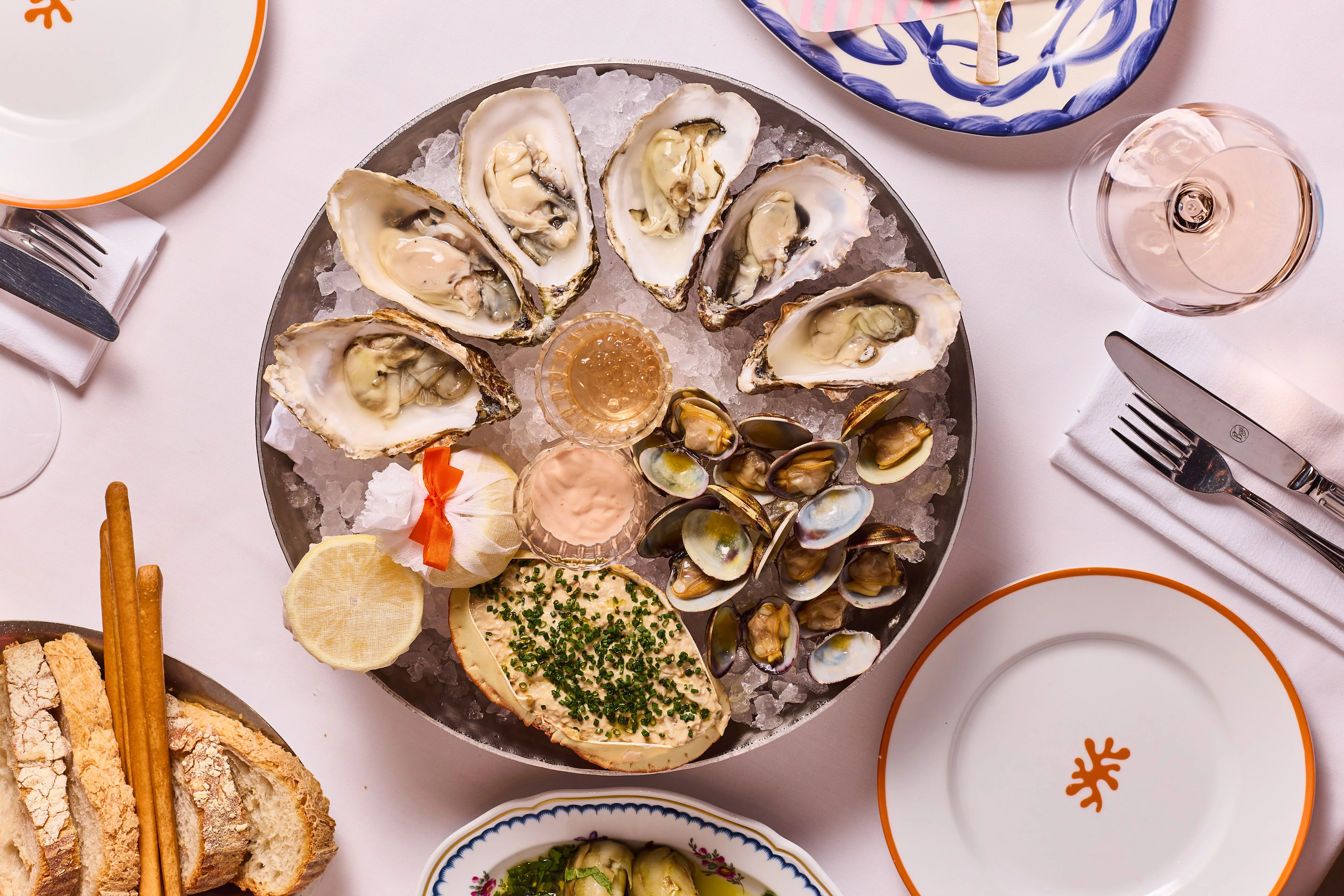 Oysters and Prosecco Alba London