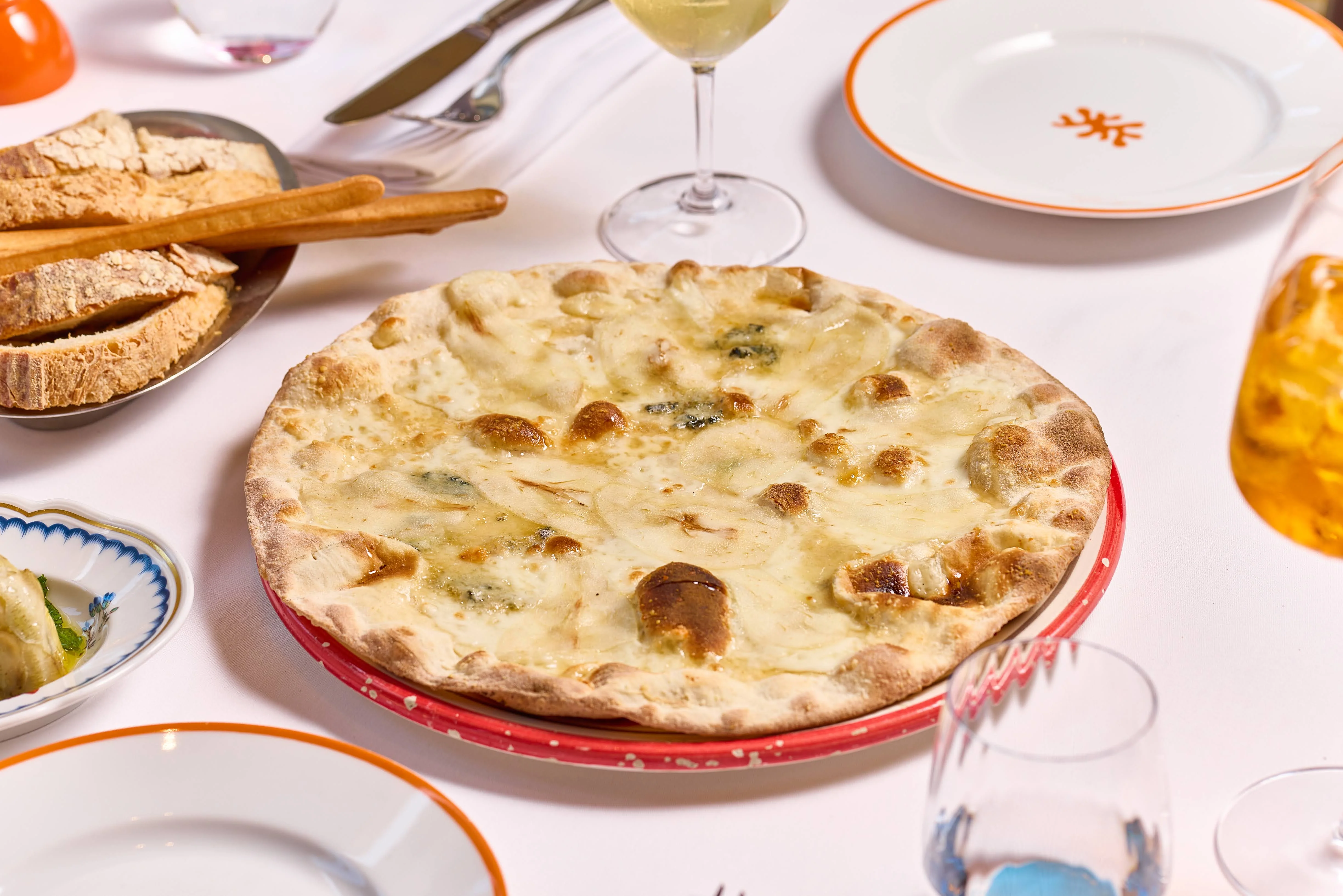 Pizza Quattro Formaggi in Knightsbridge
