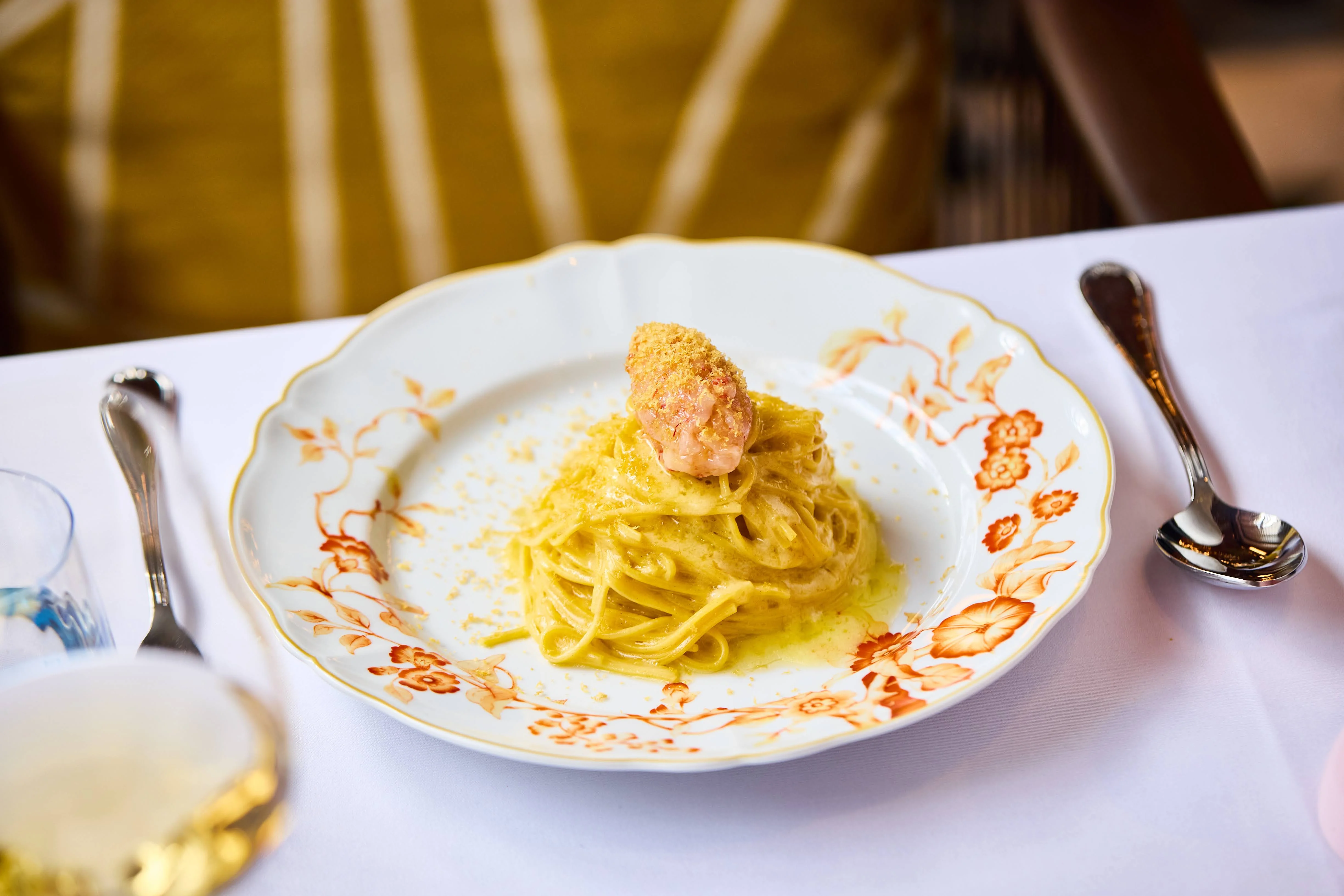 A hand-cut pasta dish at ALBA London