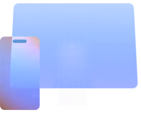 Icône représentant un grand écran d’ordinateur et un smartphone côte à côte, symbolisant le design réactif (responsive)