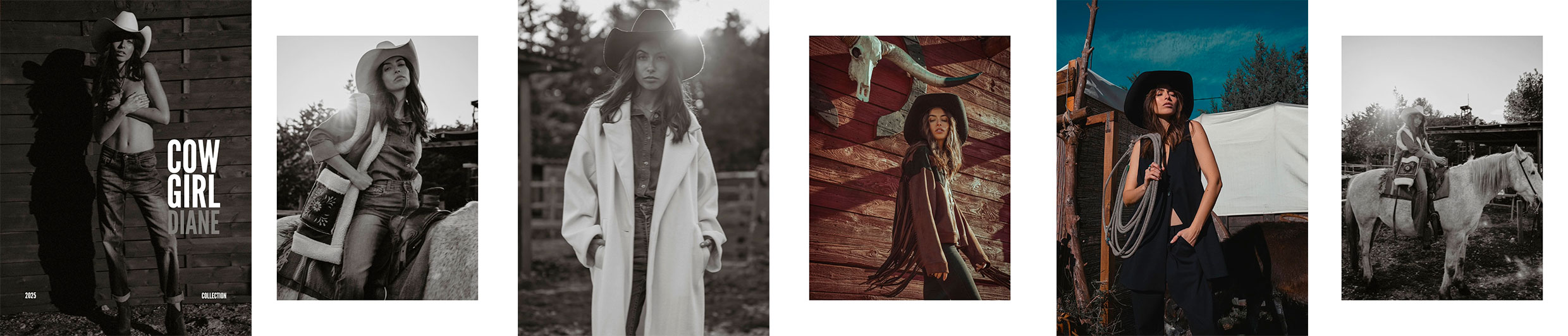 Photographe de mode à Marseille : Shooting d'inspiration "Cow Girl" pour une collection de prêt à porter