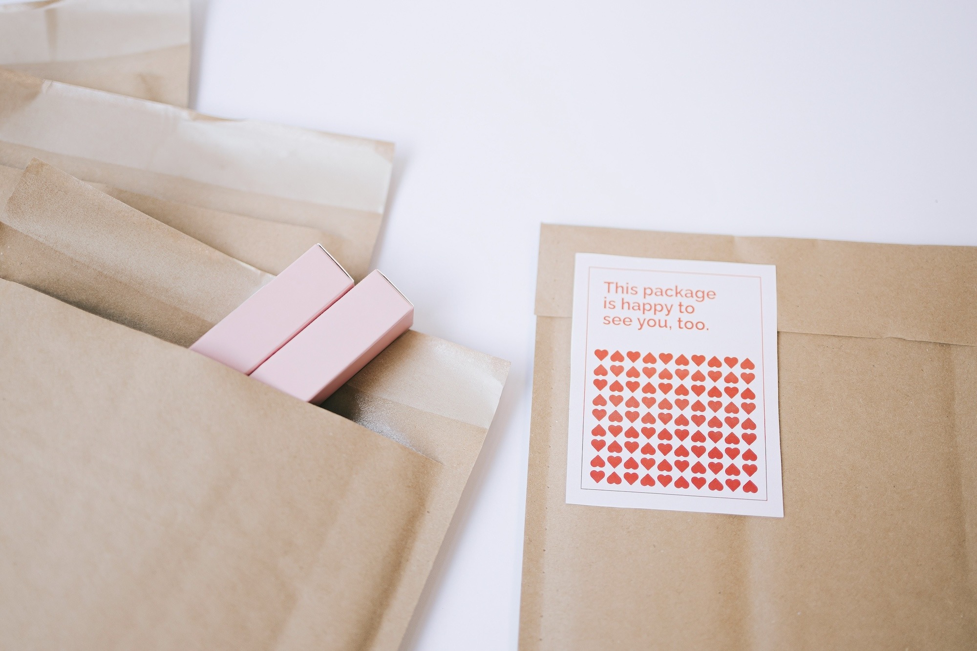 Branded ecommerce packaging with custom inserts ready for fulfillment, representing the supply chain decisions small ecommerce brands face amid Trump tariffs and shifting trade policy.