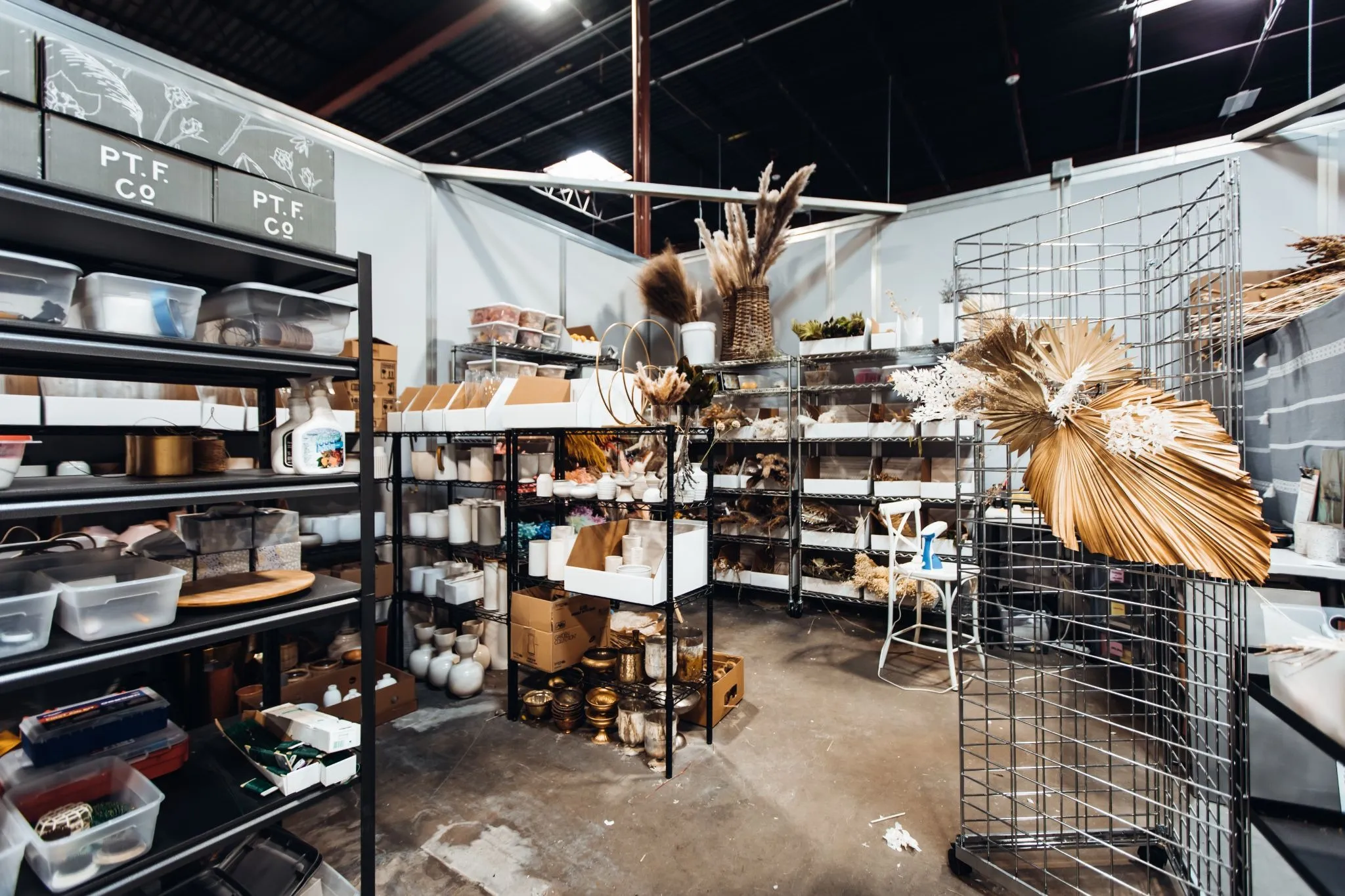 An optimized layout showcase how to increase storage capacity in a warehouse.