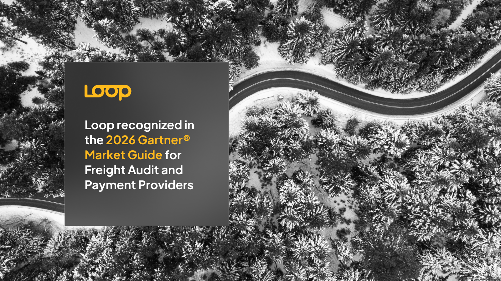 Loop recognized in the 2026 Gartner® Market Guide for Freight Audit and ...
