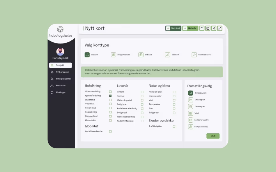 App mockup image 1 from Nabolagshelse app.