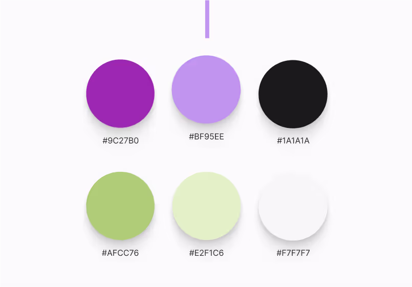 Dancing for Dementia color palette