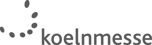 Koelnmesse company logo.