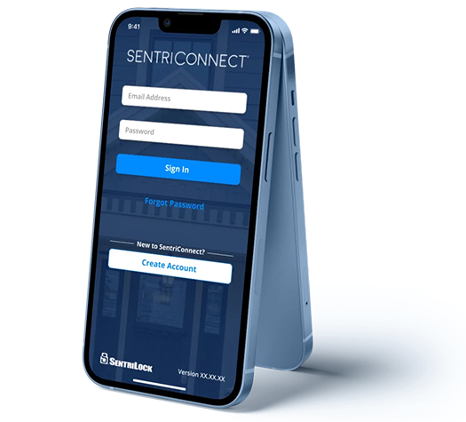 SentriConnect mobile app