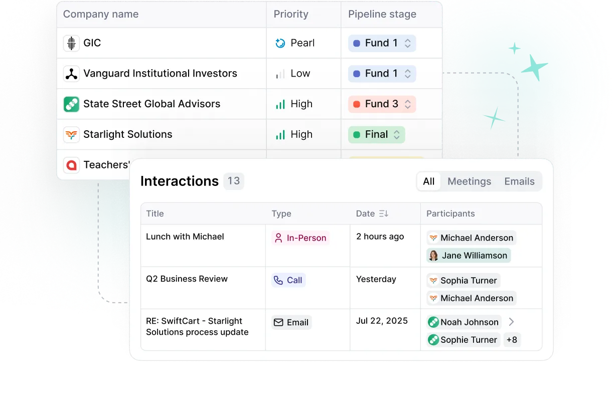 A computer screen with two email notifications on it.